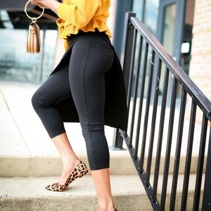 NWOT BETABRAND THE SASSIEST PANTS SKIRT BLACK WORK XL LONG